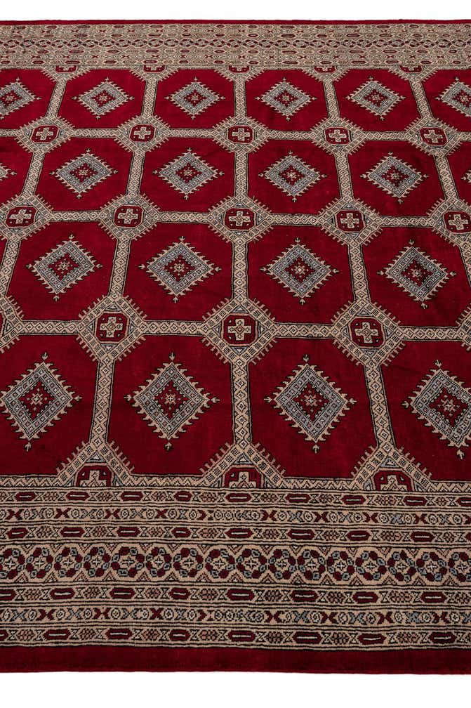 8' 2 x 11' Hand Knotted Bokhara Wool Rug
