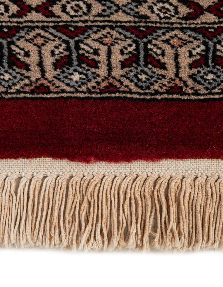 Detail image of 8' 2 x 11'  Hand Knotted Bokhara Wool Rug