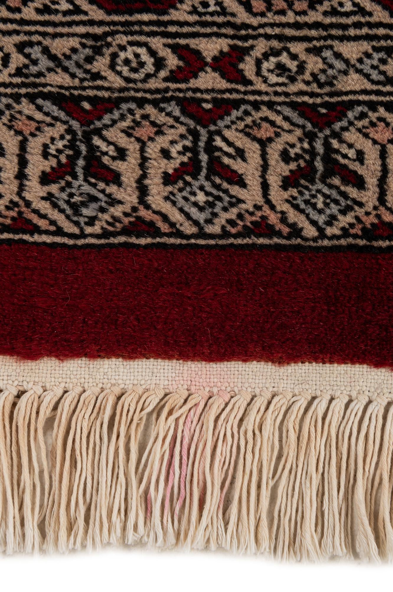 8' 2 x 11' Hand Knotted Bokhara Wool Rug