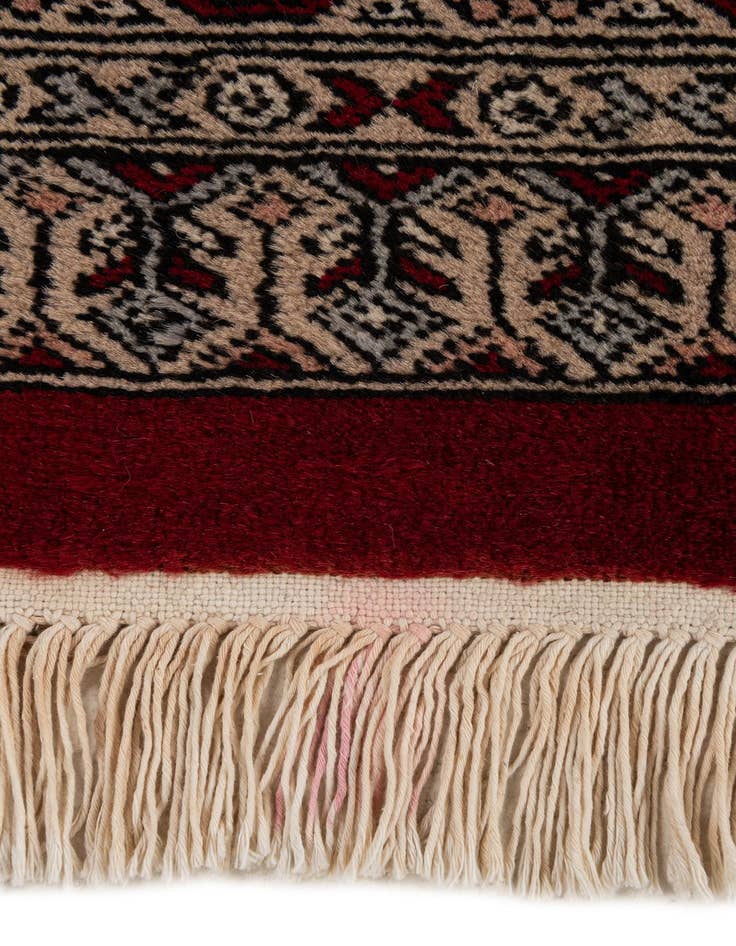 Detail image of 8' 2 x 11'  Hand Knotted Bokhara Wool Rug