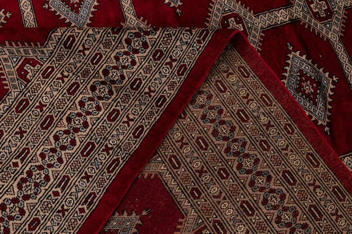 8' 2 x 11' Hand Knotted Bokhara Wool Rug