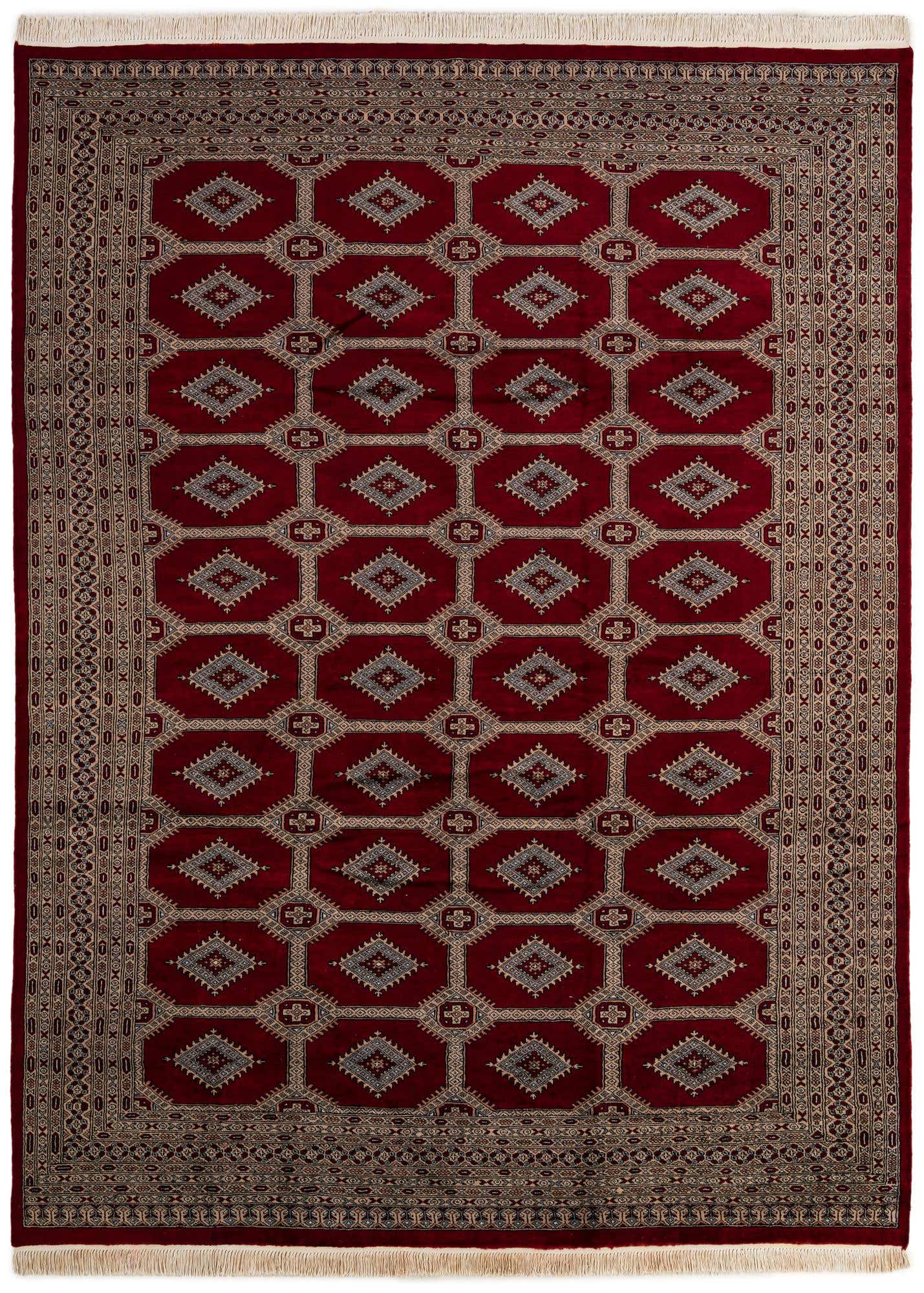 8' 2 x 11' Hand Knotted Bokhara Wool Rug