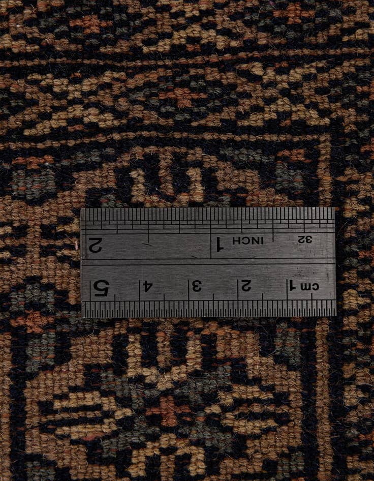 Detail image of 8' 5 x 10' 7  Hand Knotted Bokhara Oriental Wool Rug