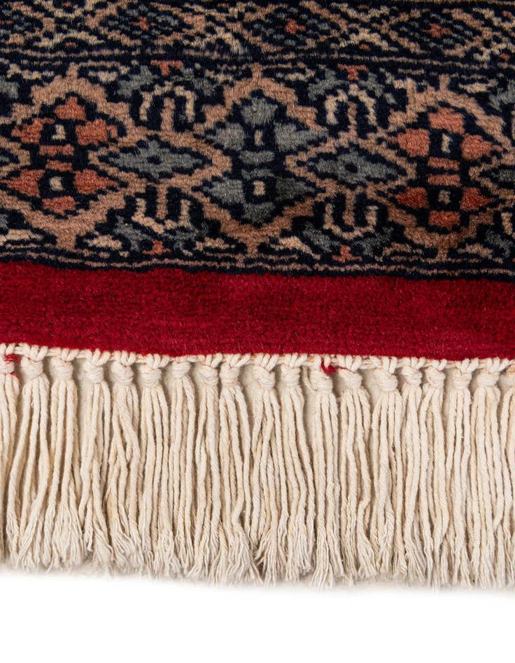 Detail image of 8' 5 x 10' 7  Hand Knotted Bokhara Oriental Wool Rug