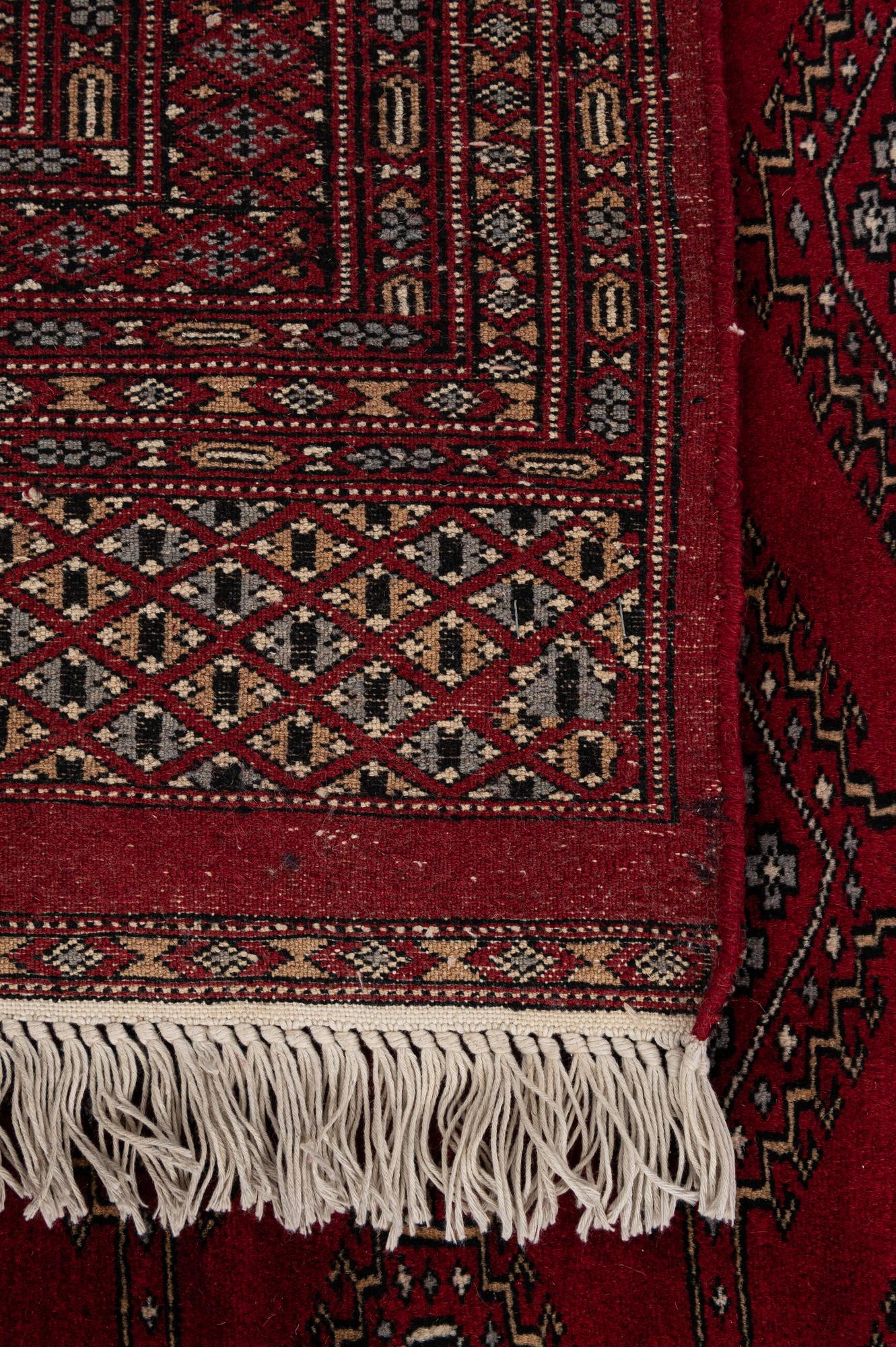 7' 8 x 10' 9 Hand Knotted Bokhara Oriental Wool Rug