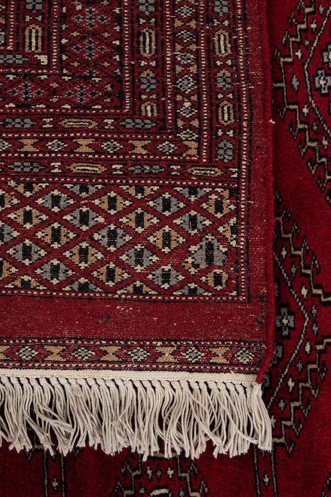 7' 8 x 10' 9 Hand Knotted Bokhara Oriental Wool Rug