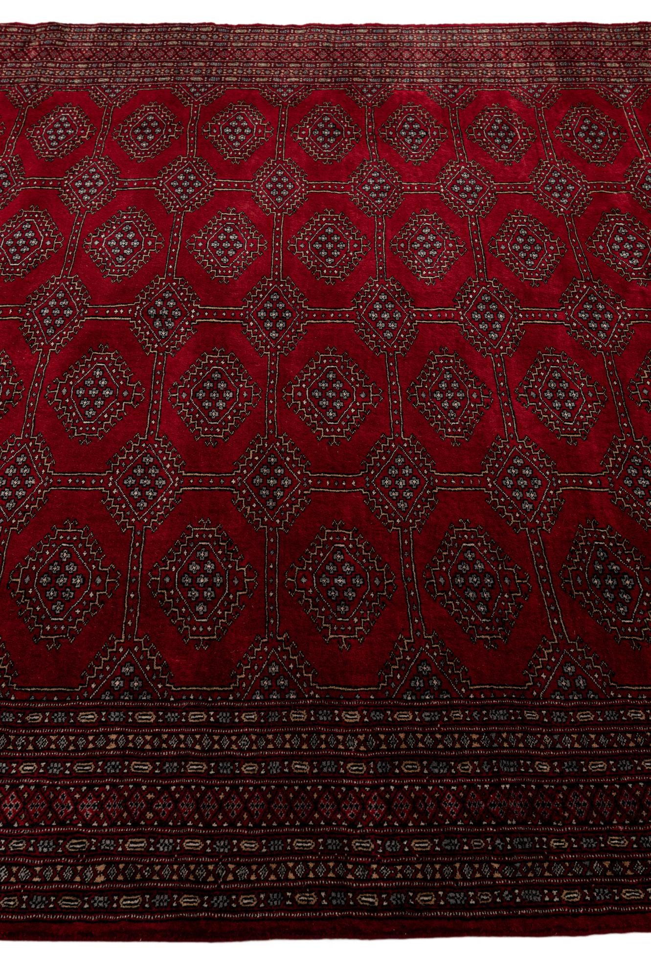 7' 8 x 10' 9 Hand Knotted Bokhara Oriental Wool Rug