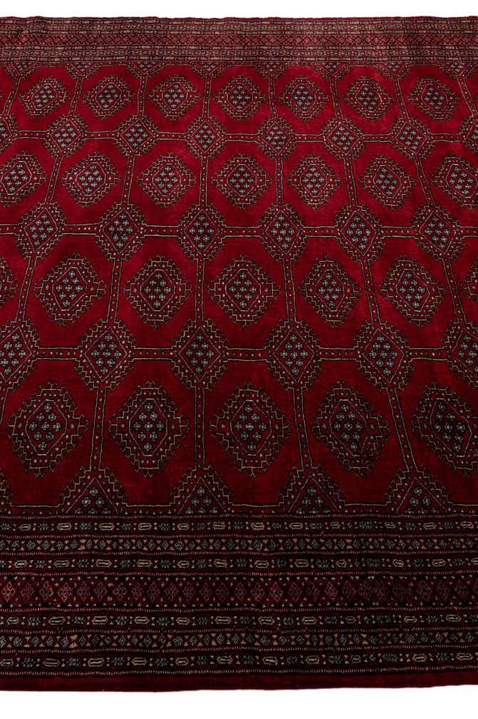 7' 8 x 10' 9 Hand Knotted Bokhara Oriental Wool Rug