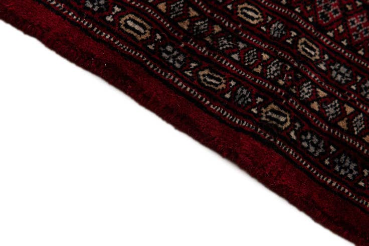 Detail image of 7' 8 x 10' 9 Hand Knotted Bokhara Oriental Wool Rug