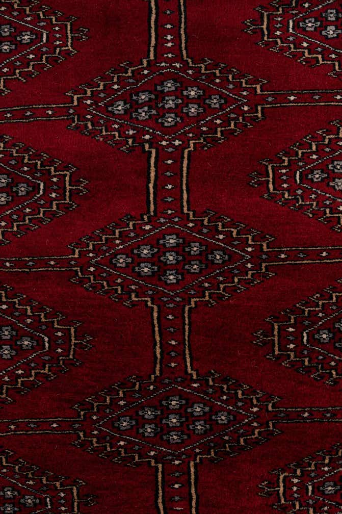 7' 8 x 10' 9 Hand Knotted Bokhara Oriental Wool Rug