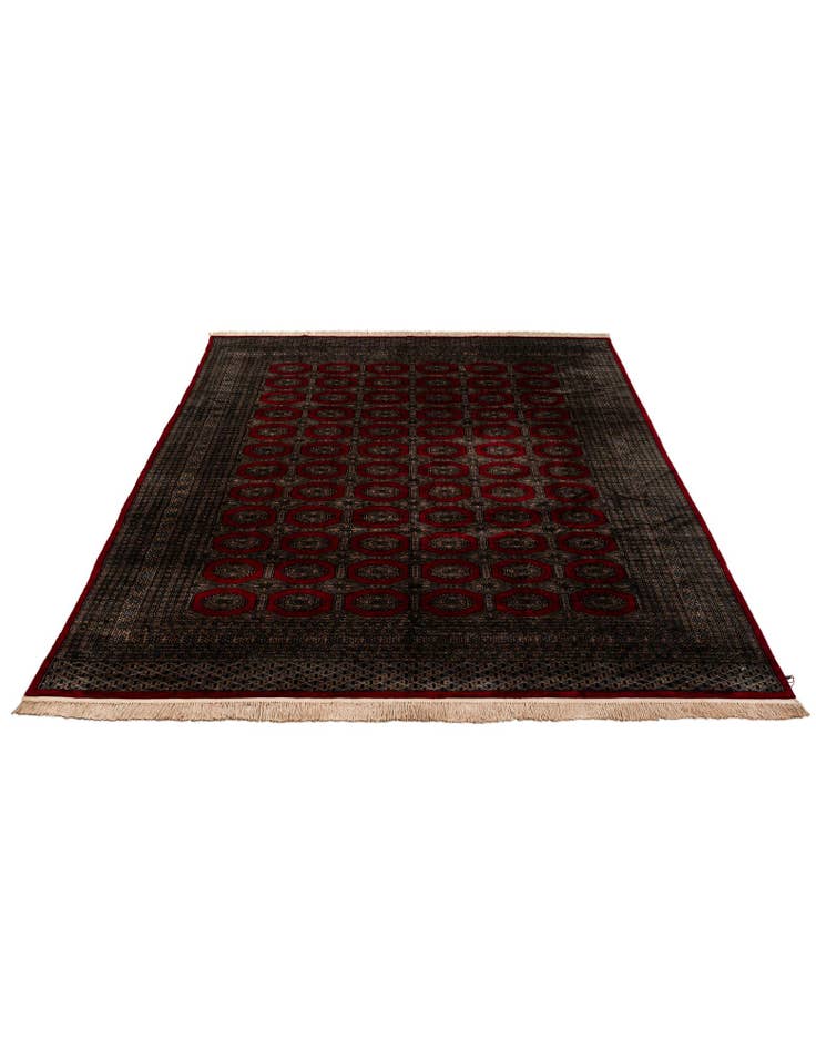 Detail image of 8' x 10' 11  Hand Knotted Bokhara Oriental Wool Rug