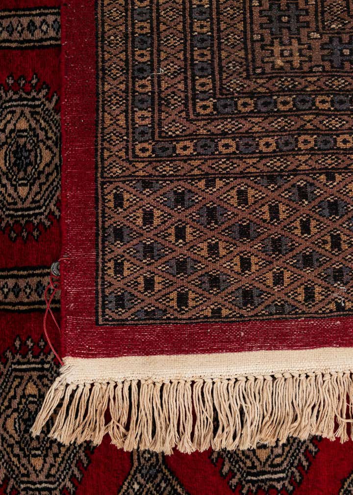 8' x 10' 11 Hand Knotted Bokhara Oriental Wool Rug