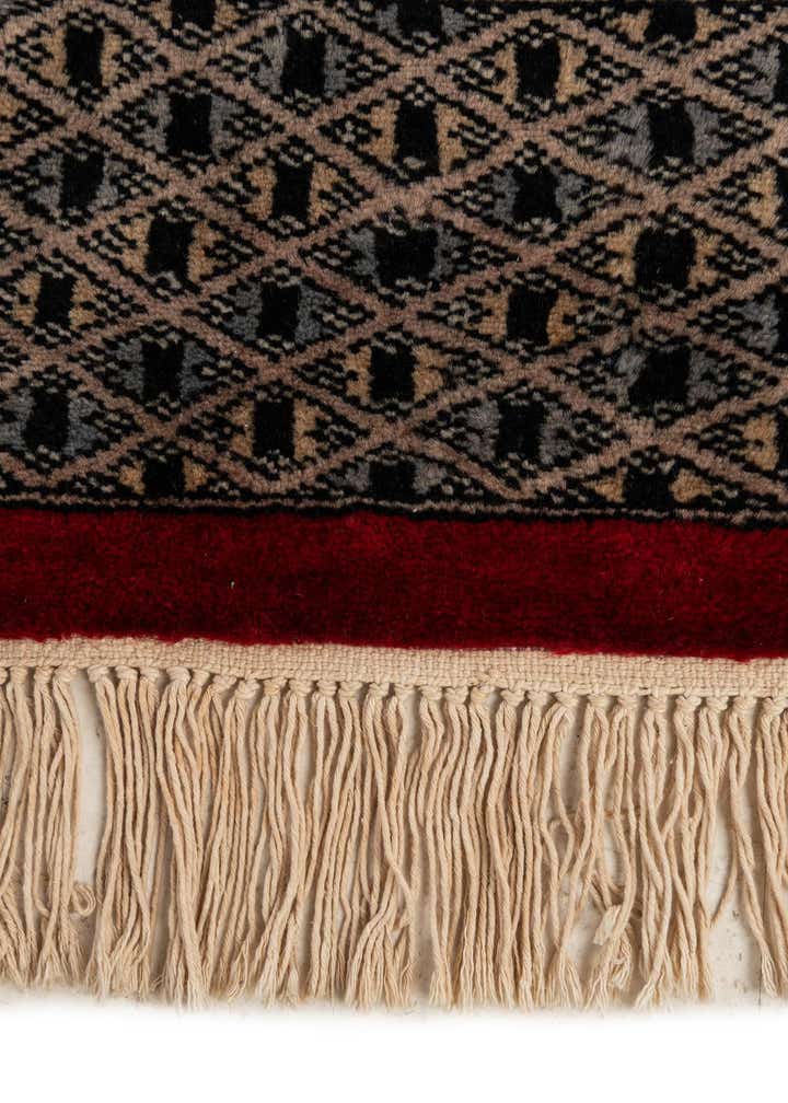 8' x 10' 11 Hand Knotted Bokhara Oriental Wool Rug