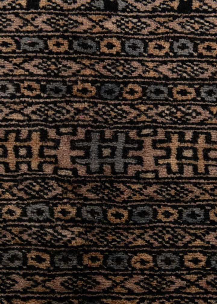 8' x 10' 11 Hand Knotted Bokhara Oriental Wool Rug
