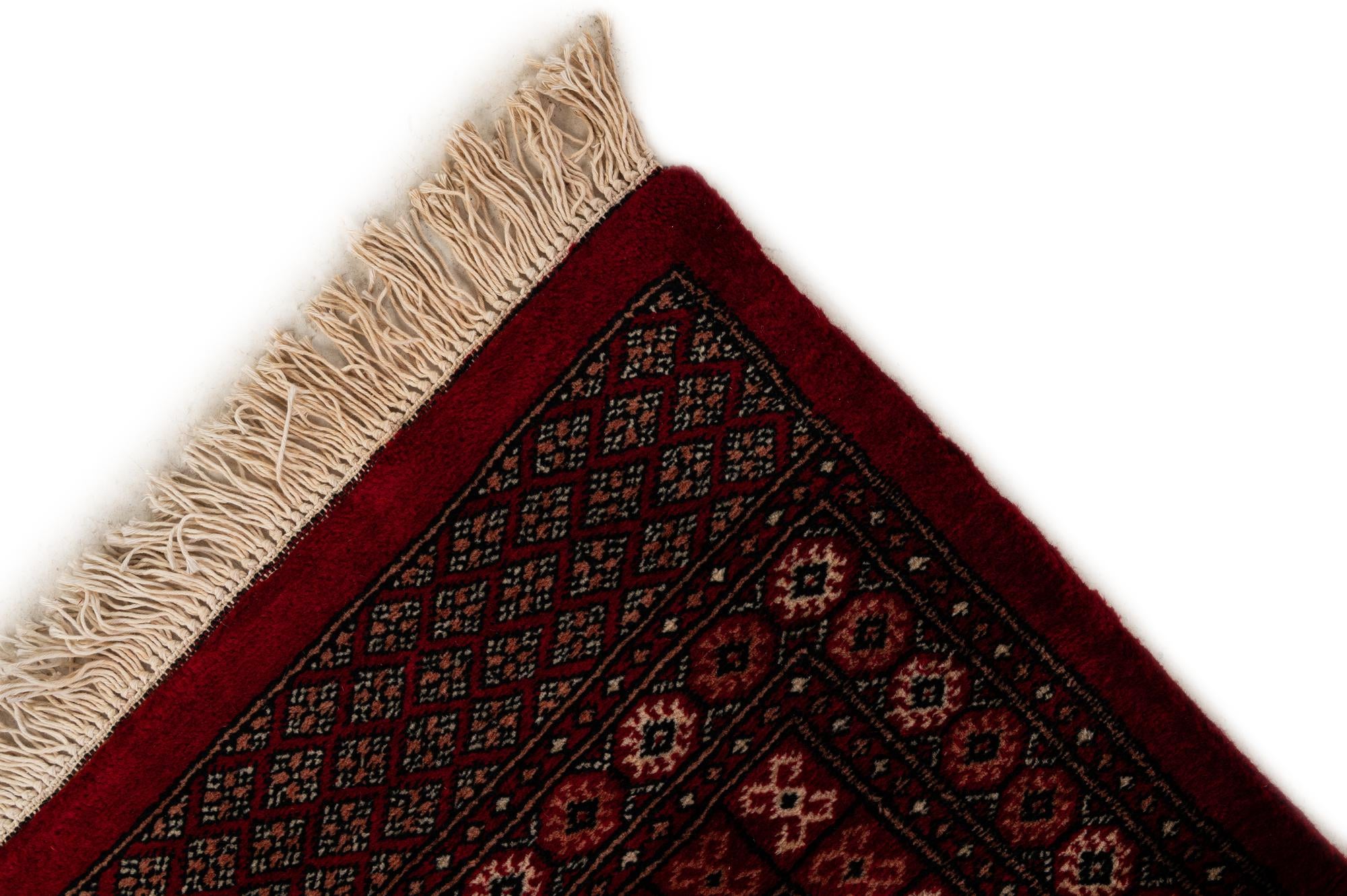 125cm x 190cm anudado a mano Bokhara Alfombra Lana