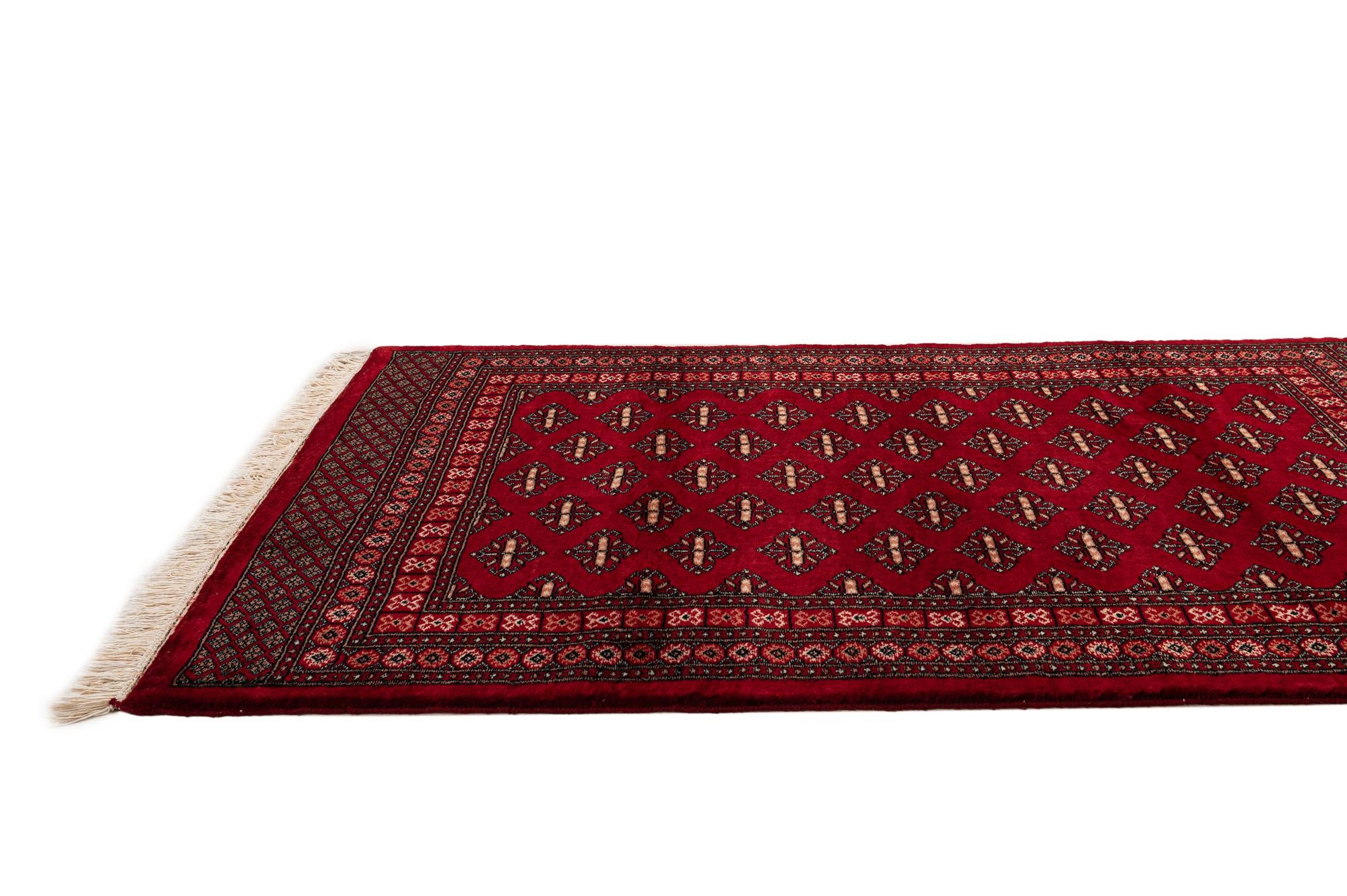 125cm x 190cm anudado a mano Bokhara Alfombra Lana