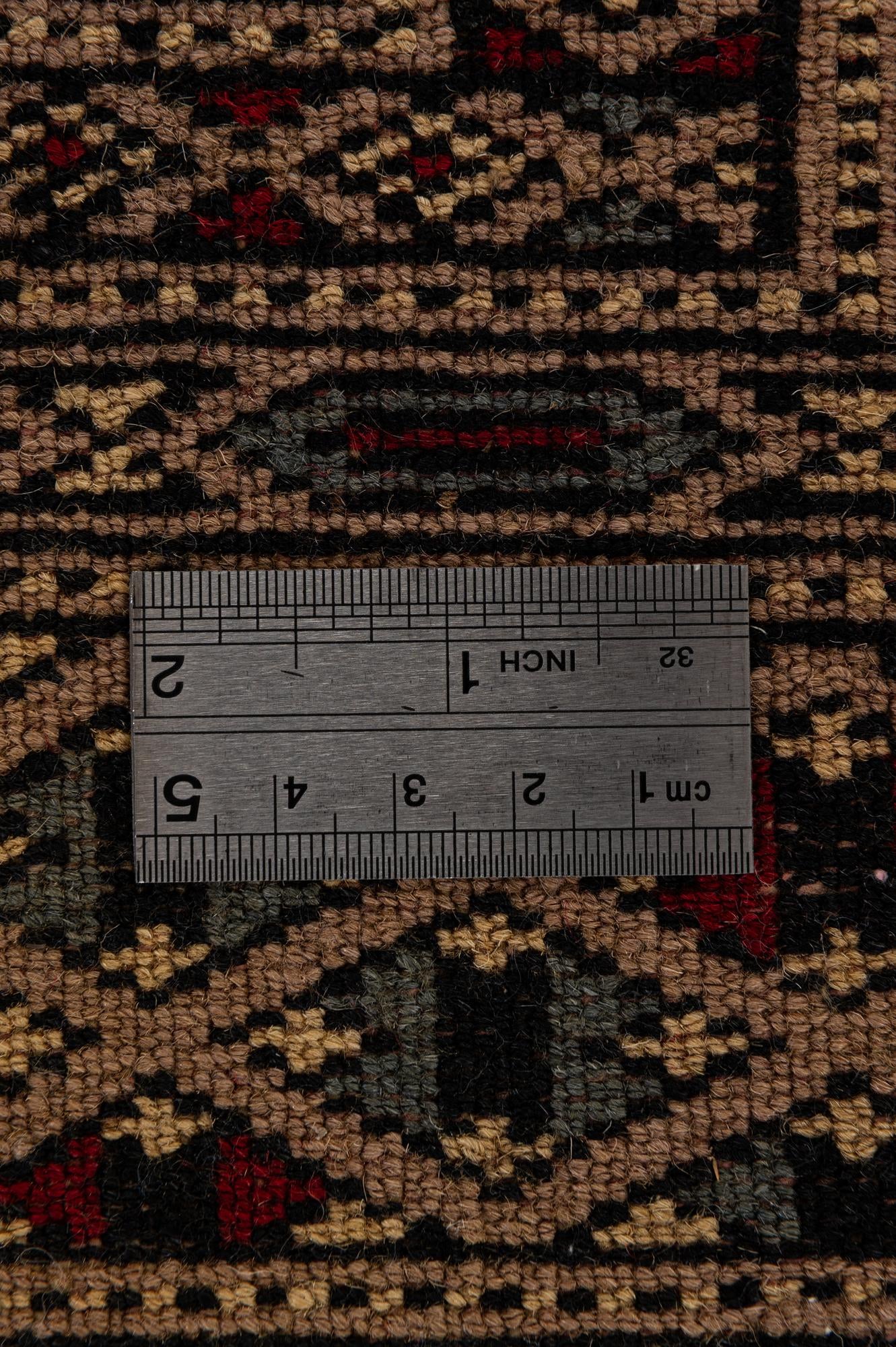 3' 1 x 4' 9 Hand Knotted Bokhara Oriental Wool Rug