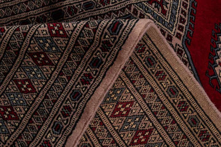 3' 1 x 4' 9 Hand Knotted Bokhara Oriental Wool Rug