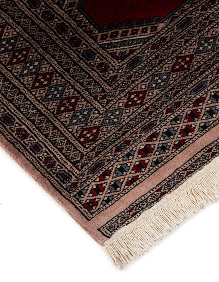 Detail image of 3' 1 x 4' 9  Hand Knotted Bokhara Oriental Wool Rug