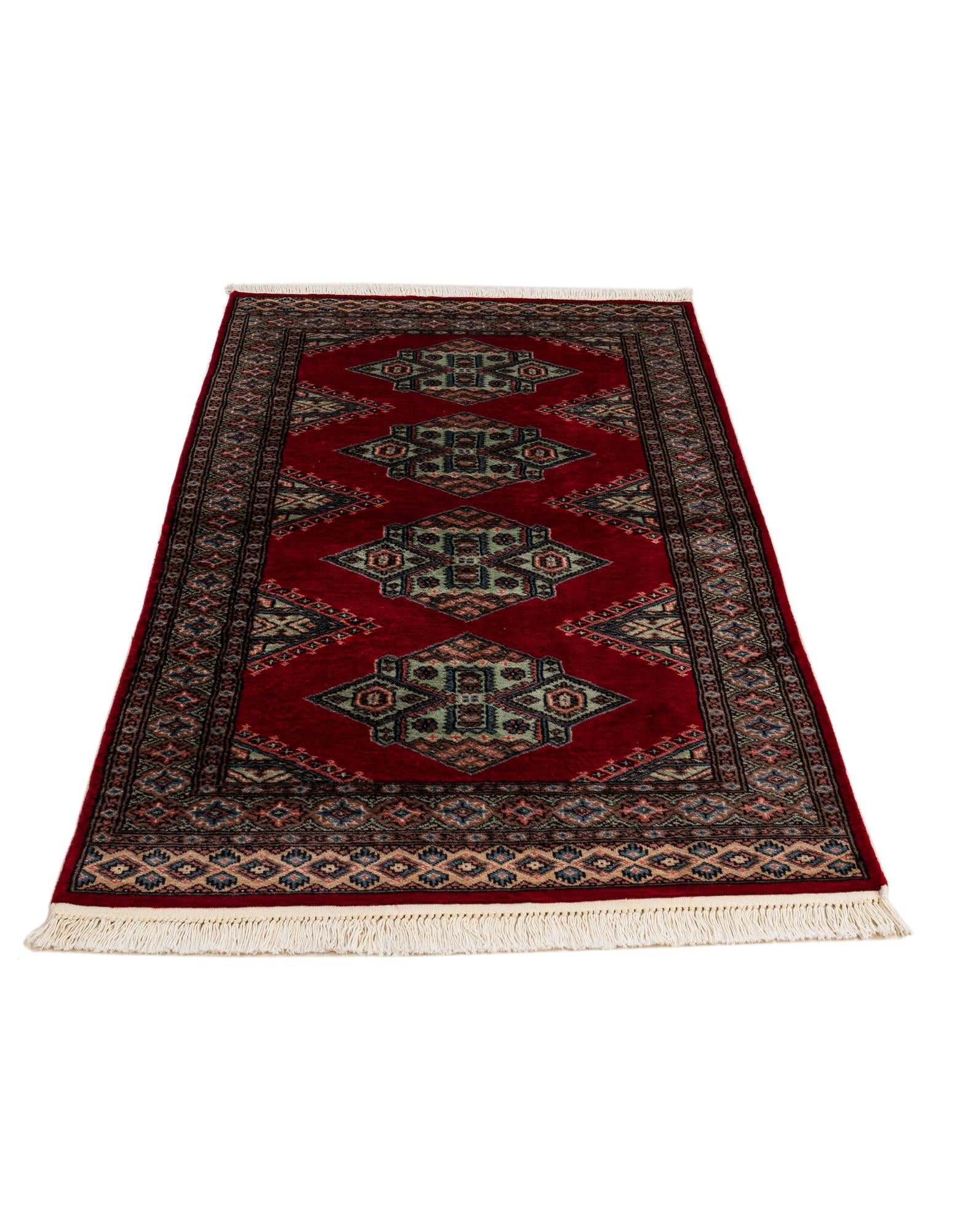 3' x 5' 5 Hand Knotted Bokhara Oriental Wool Rug