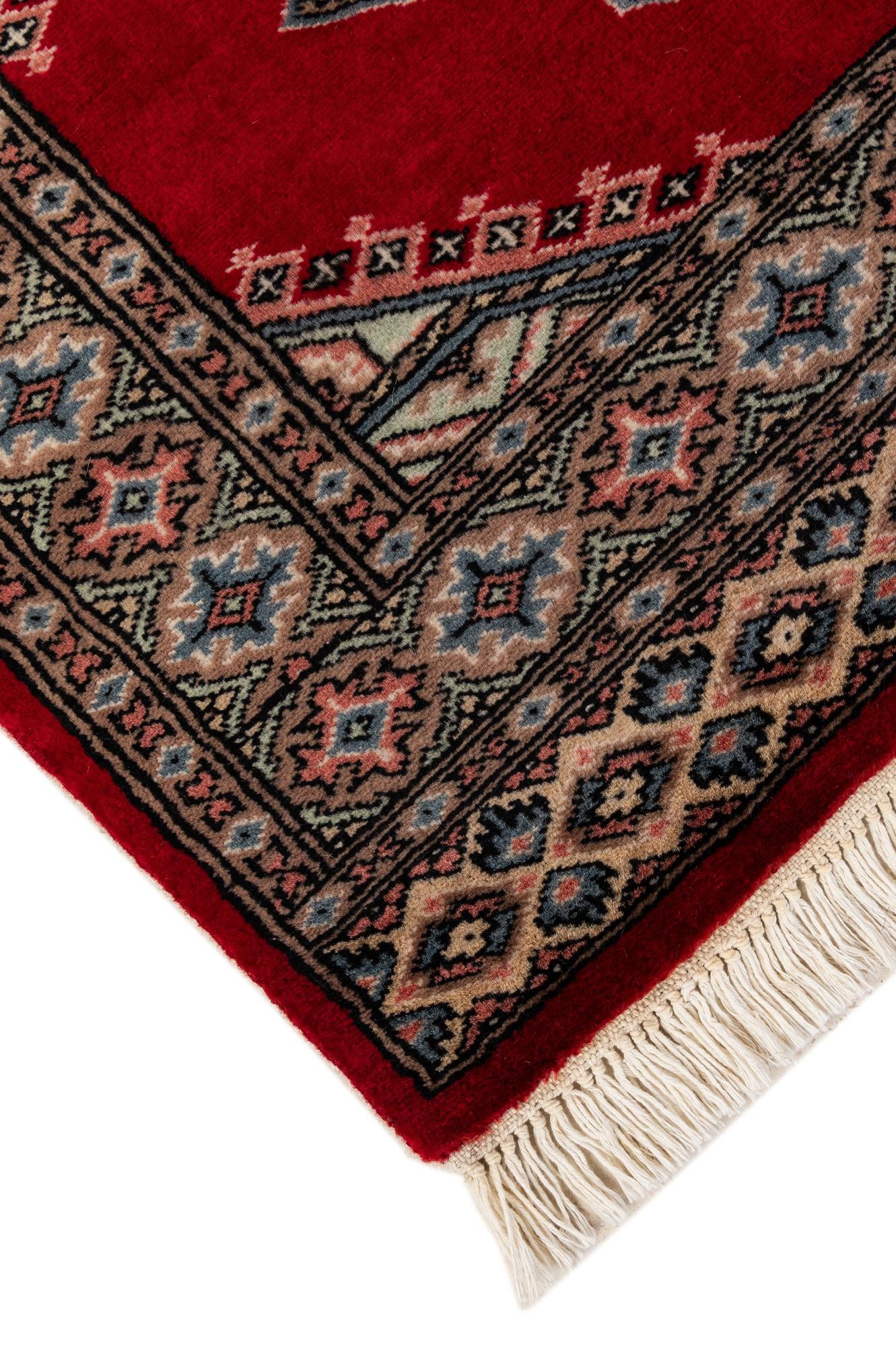 3' x 5' 5 Hand Knotted Bokhara Oriental Wool Rug