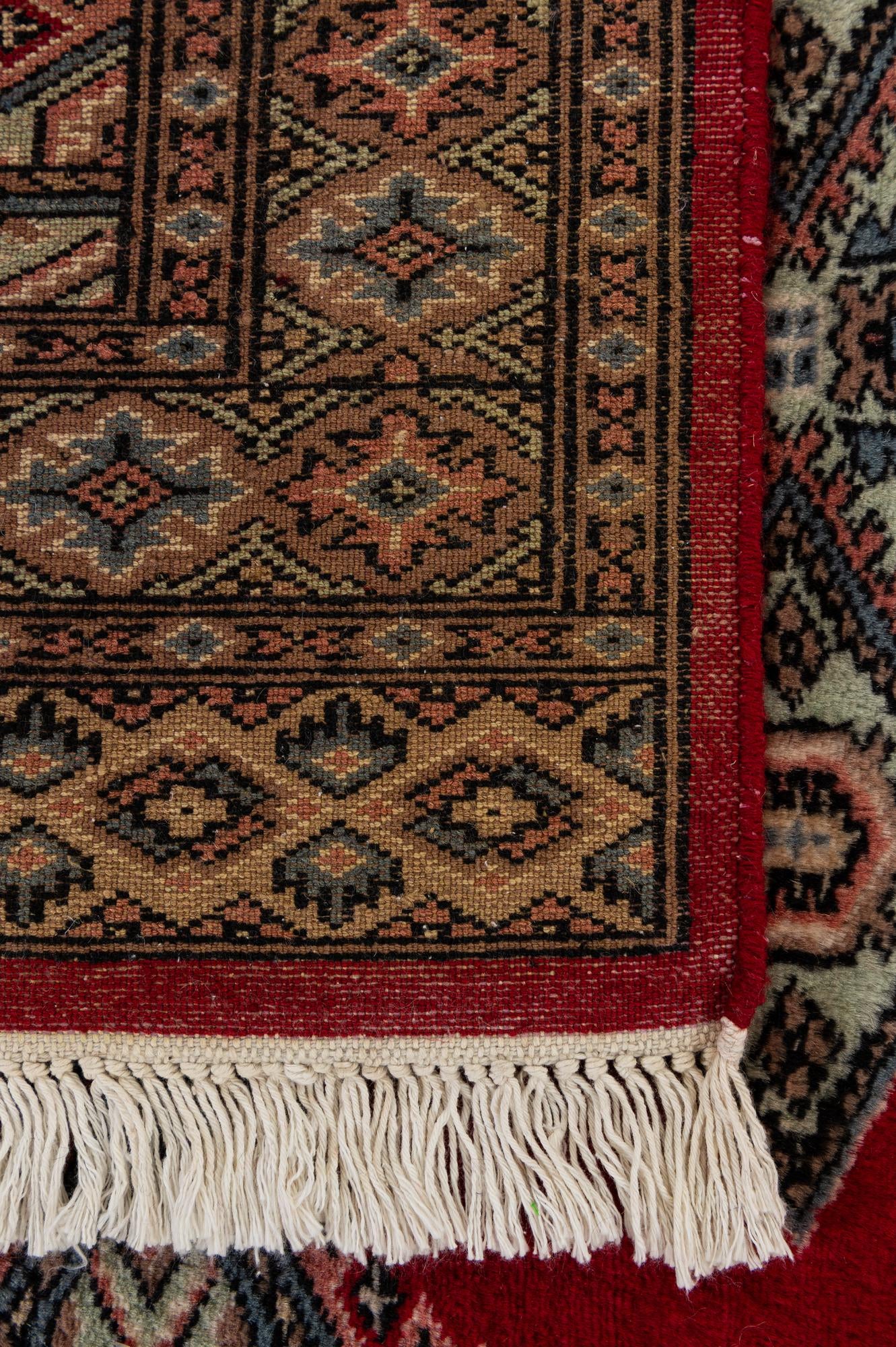 3' x 5' 5 Hand Knotted Bokhara Oriental Wool Rug