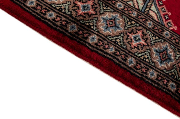 Detail image of 3' x 5' 5 Hand Knotted Bokhara Oriental Wool Rug