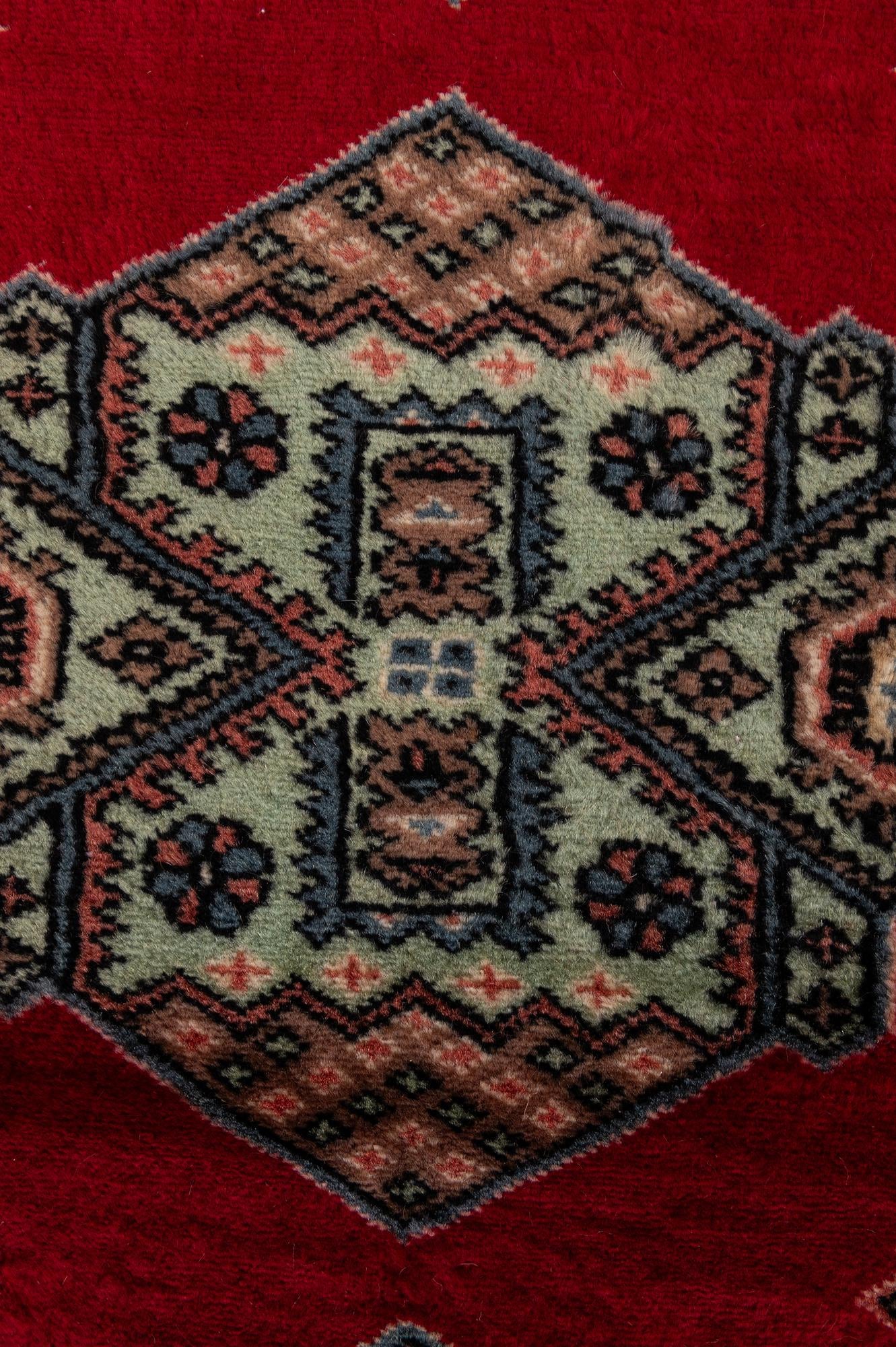 3' x 5' 5 Hand Knotted Bokhara Oriental Wool Rug