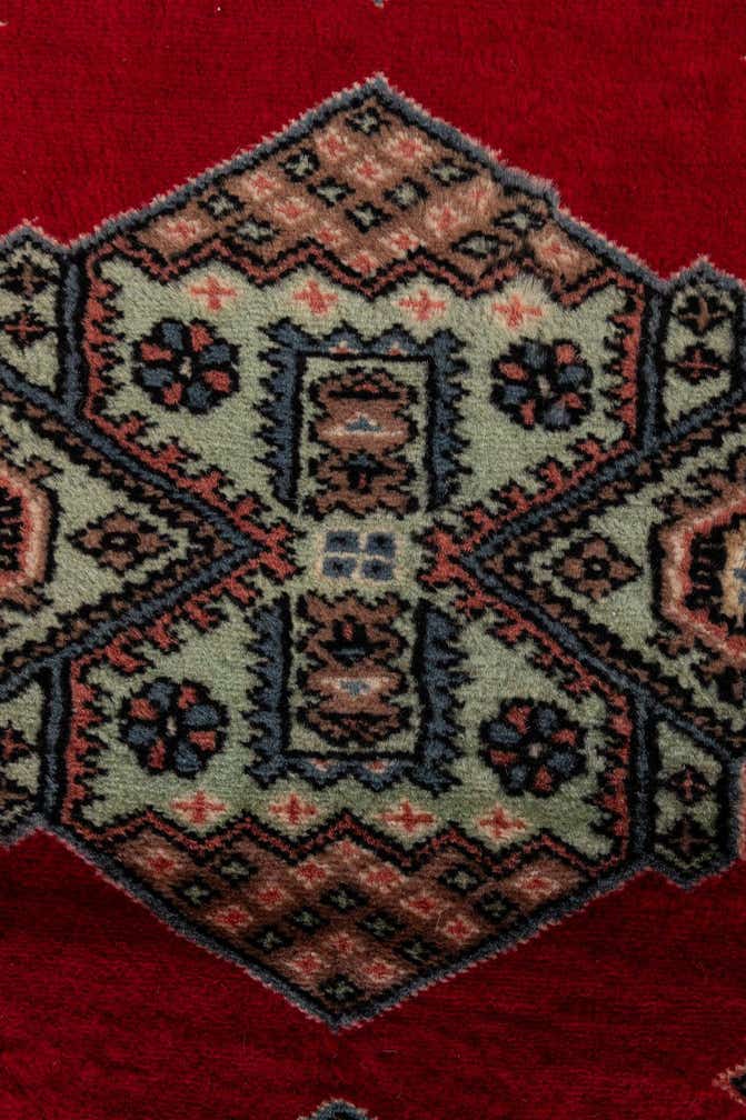 3' x 5' 5 Hand Knotted Bokhara Oriental Wool Rug