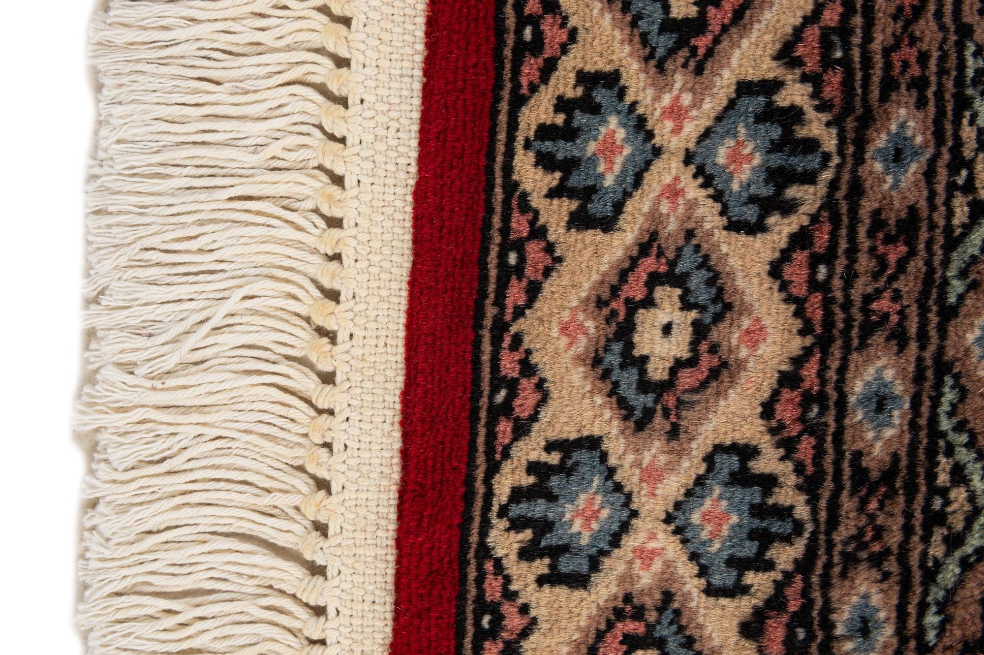 3' x 5' 5 Hand Knotted Bokhara Oriental Wool Rug
