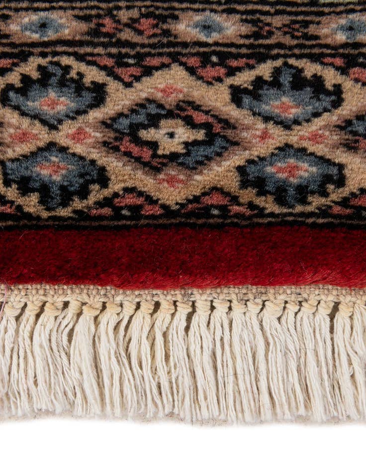 Detail image of 3' x 5' 5  Hand Knotted Bokhara Oriental Wool Rug
