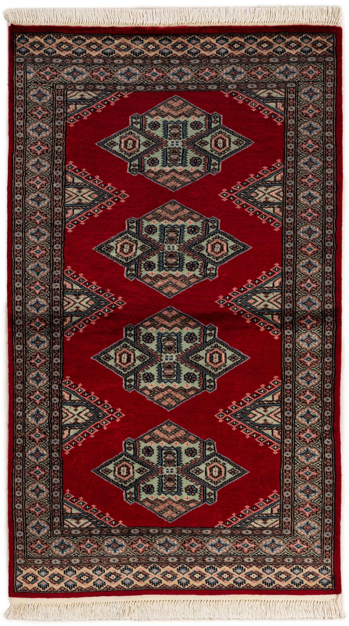 3' x 5' 5 Hand Knotted Bokhara Oriental Wool Rug