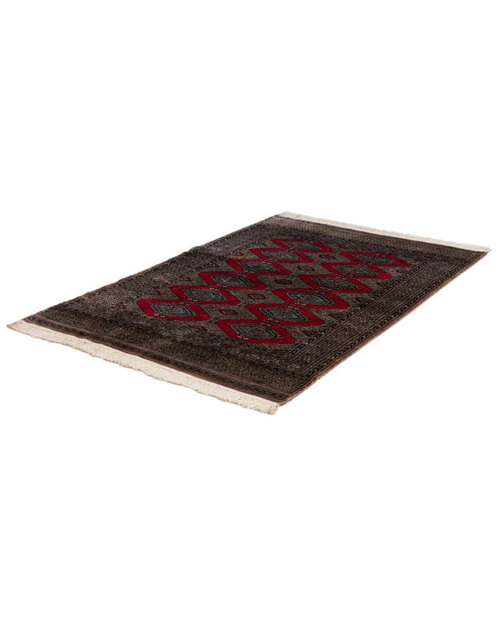 4' 3 x 6' Hand Knotted Bokhara Oriental Wool Rug