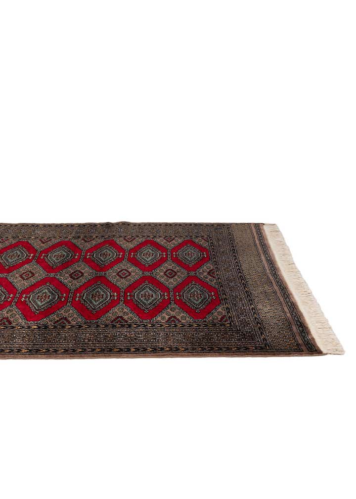 4' 3 x 6' Hand Knotted Bokhara Oriental Wool Rug