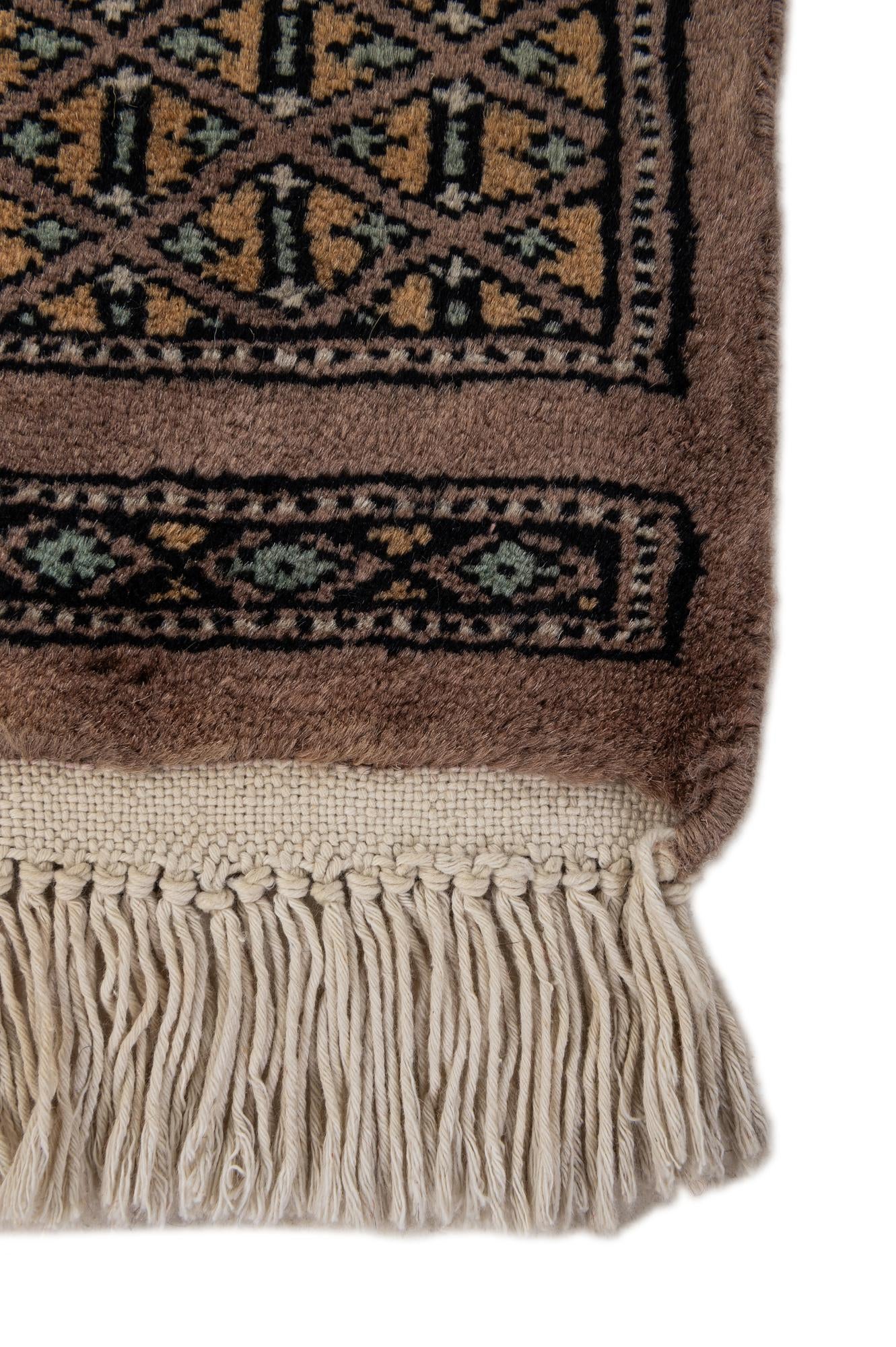 4' 3 x 6' Hand Knotted Bokhara Oriental Wool Rug