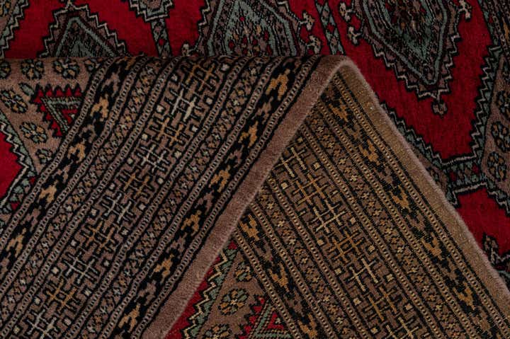4' 3 x 6' Hand Knotted Bokhara Oriental Wool Rug