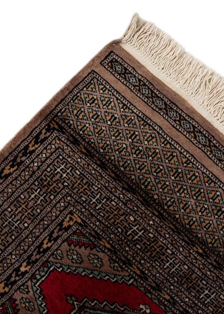 4' 3 x 6' Hand Knotted Bokhara Oriental Wool Rug