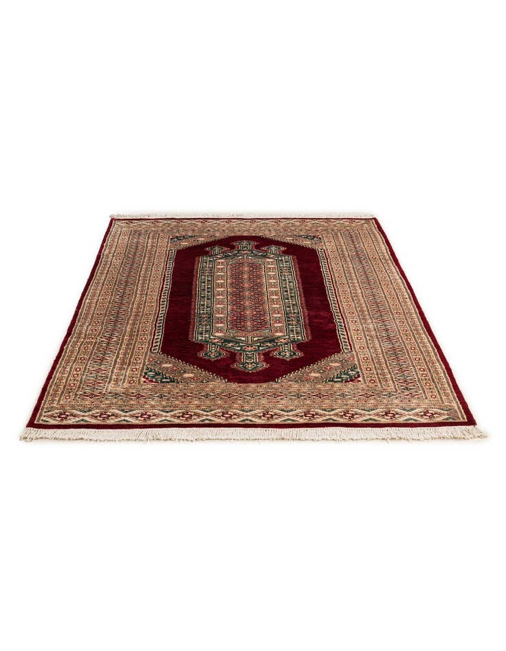 Detail image of 4' 4 x 6' 2  Hand Knotted Bokhara Rug