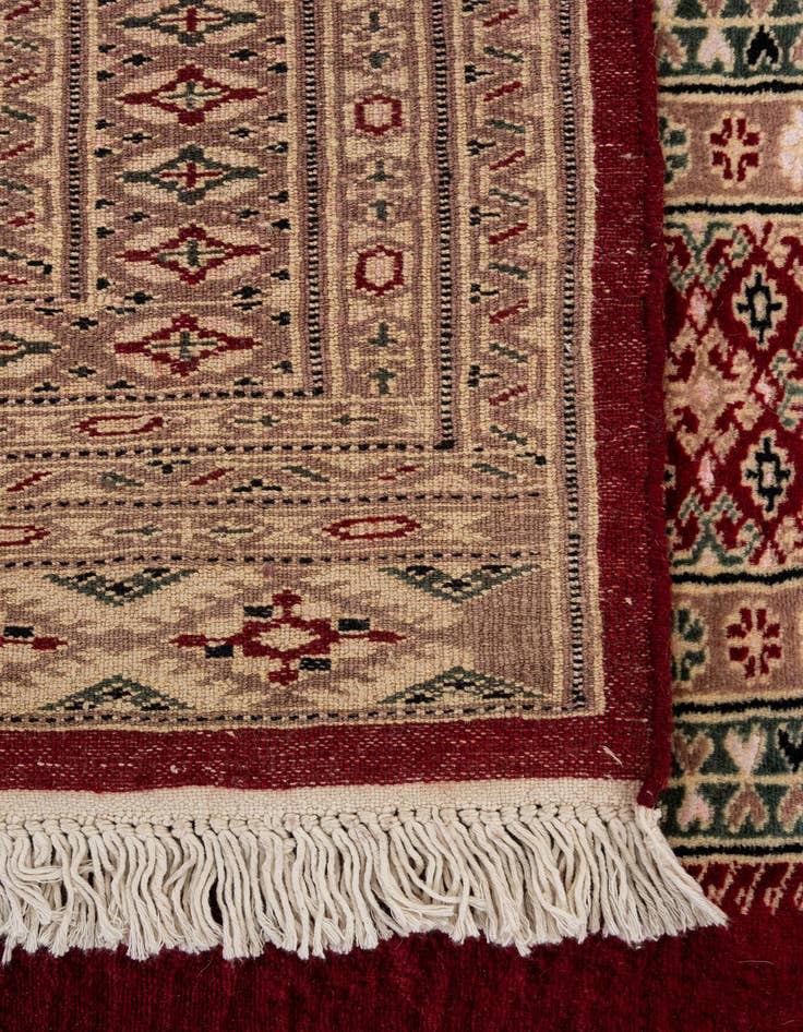 Detail image of 4' 4 x 6' 2  Hand Knotted Bokhara Rug