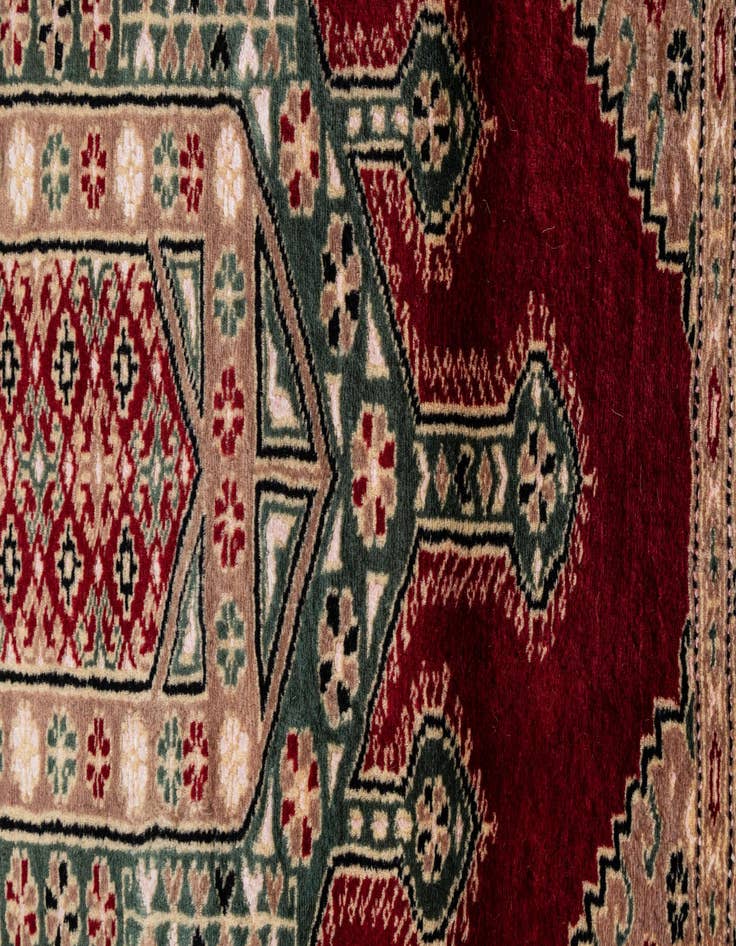 Detail image of 4' 4 x 6' 2  Hand Knotted Bokhara Rug
