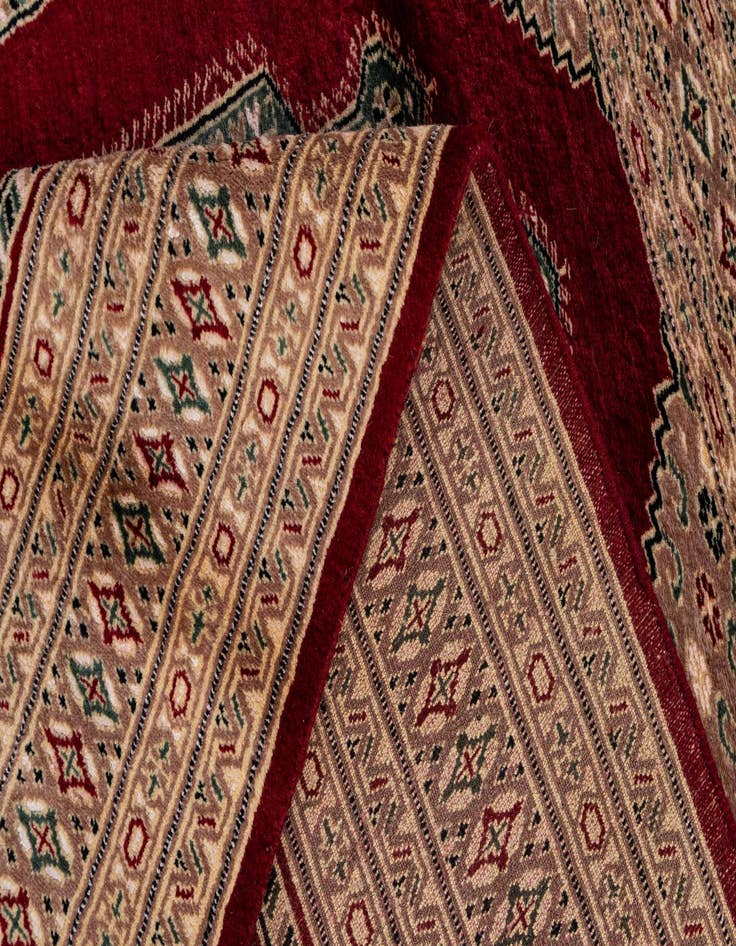 Detail image of 4' 4 x 6' 2  Hand Knotted Bokhara Rug