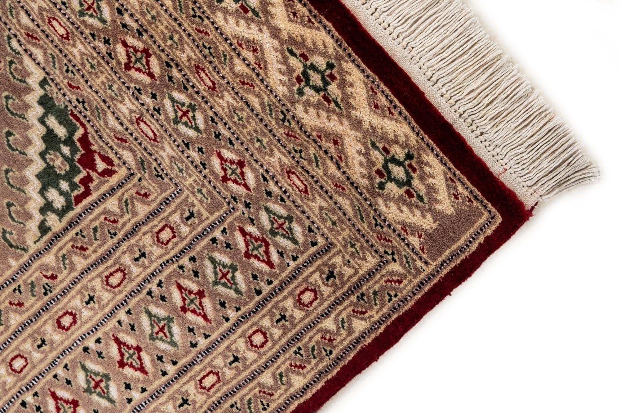 4' 2 x 6' 2 Hand Knotted Bokhara Oriental Rug