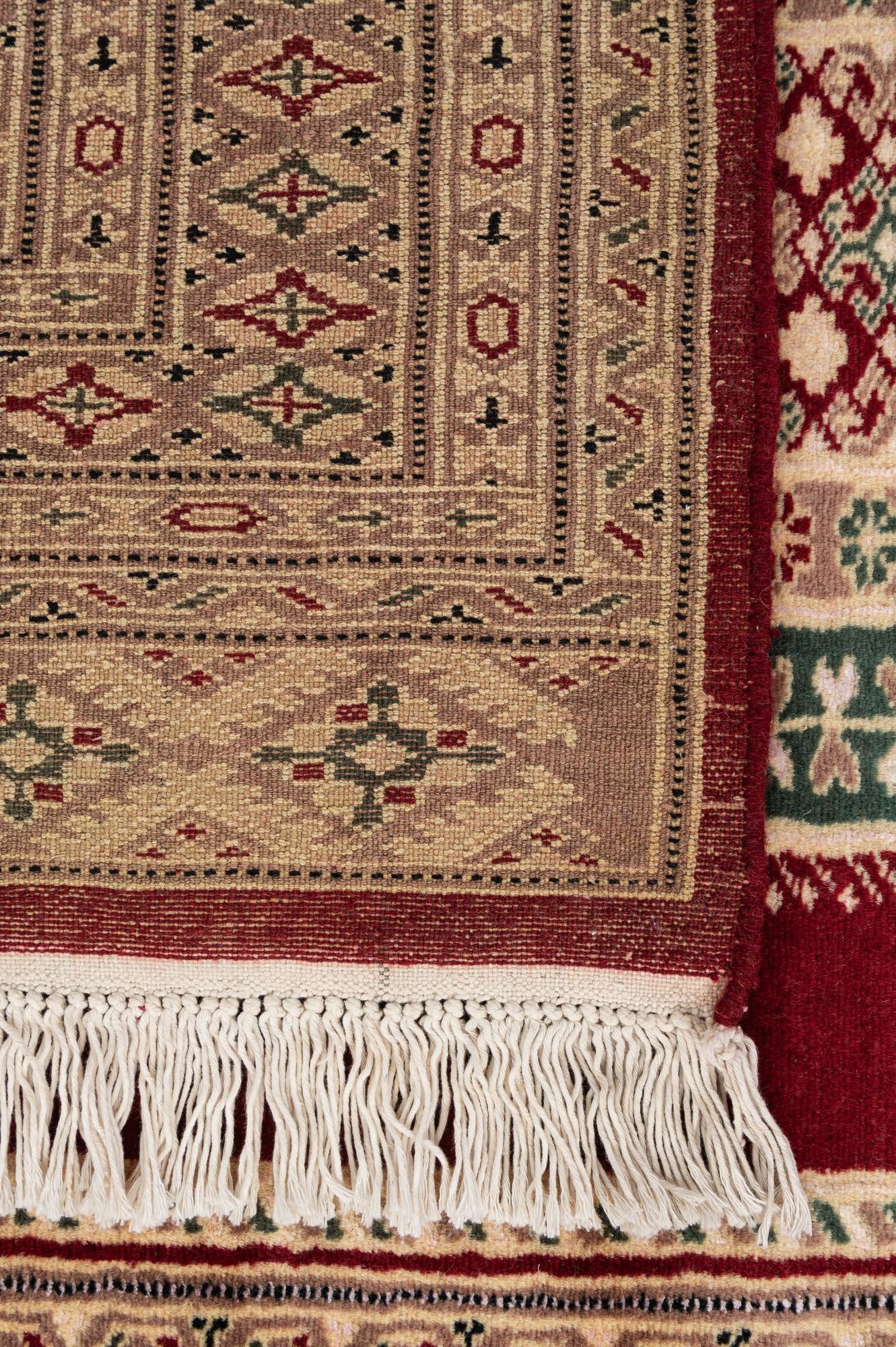 4' 2 x 6' 2 Hand Knotted Bokhara Oriental Rug