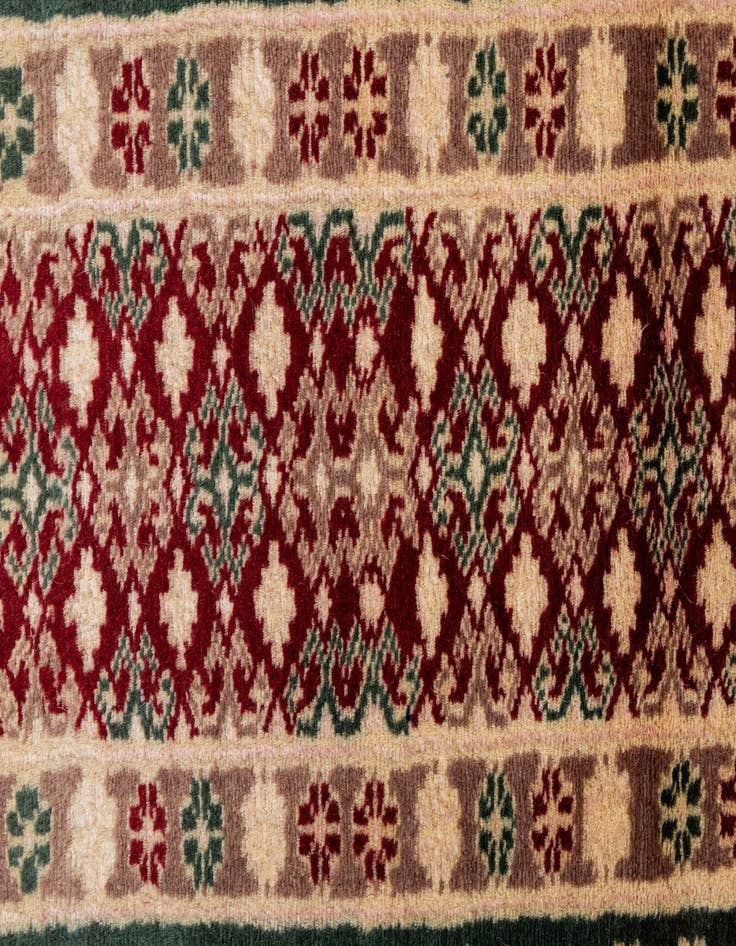 Detail image of 4' 2 x 6' 2  Hand Knotted Bokhara Oriental Rug