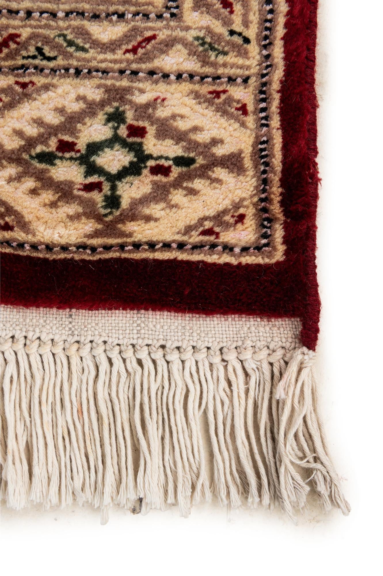 4' 2 x 6' 2 Hand Knotted Bokhara Oriental Rug