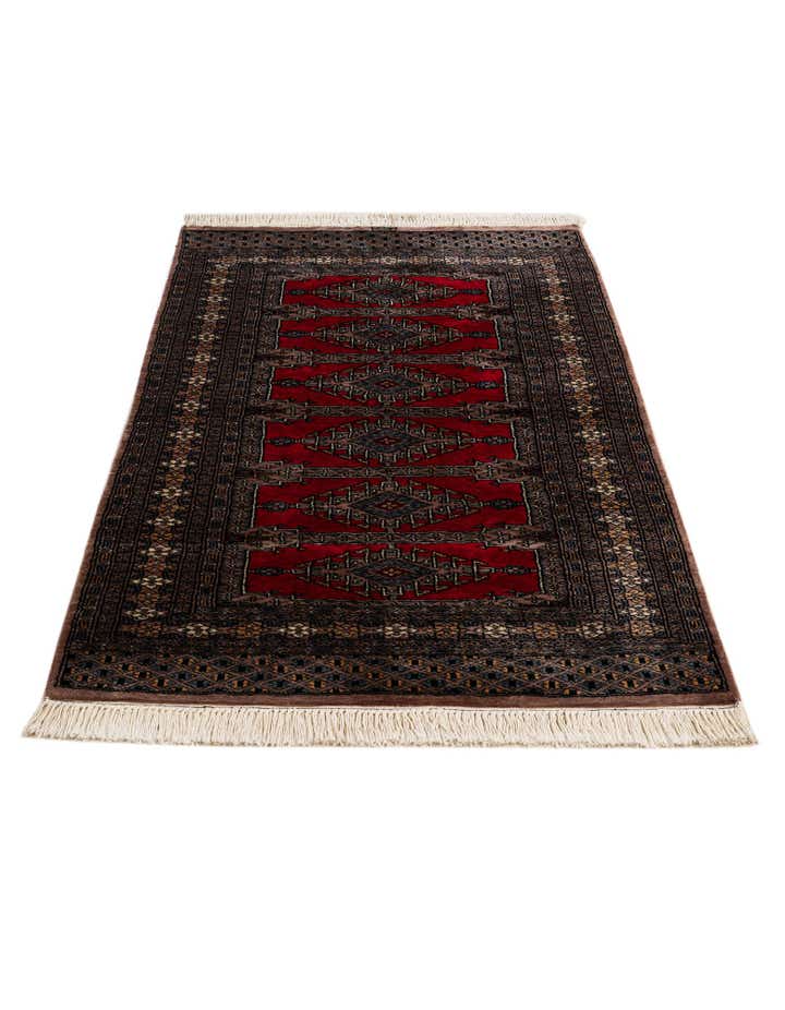3' 2 x 5' Hand Knotted Bokhara Oriental Wool Rug