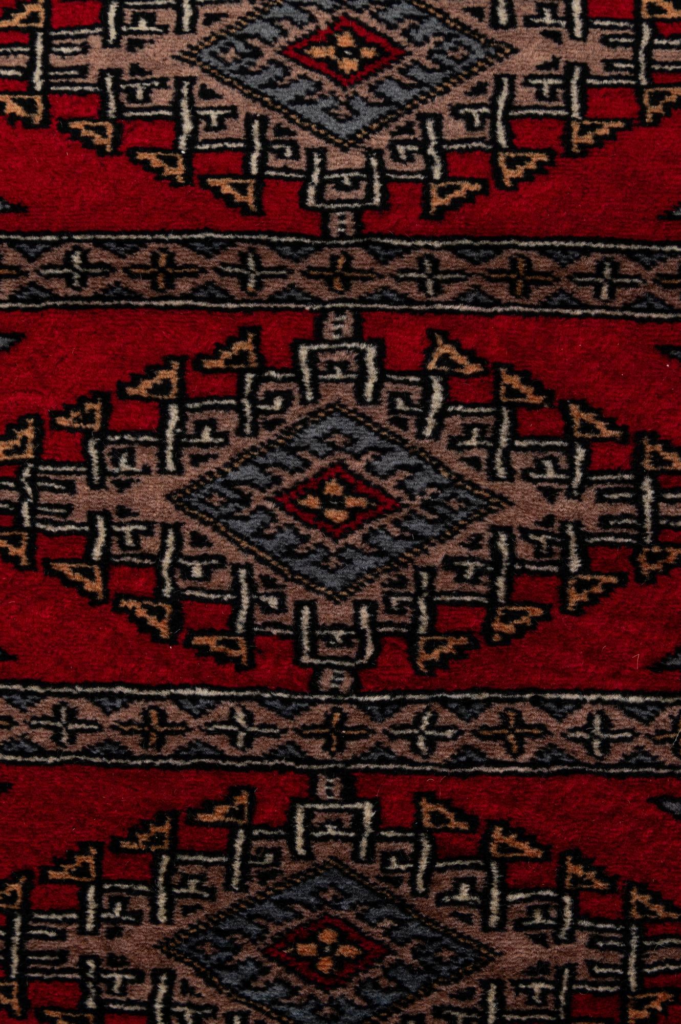 3' 2 x 5' Hand Knotted Bokhara Oriental Wool Rug