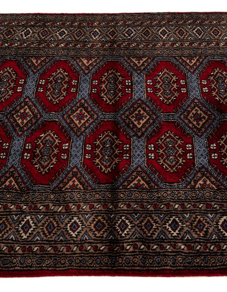Detail image of 3' x 5' 1  Hand Knotted Bokhara Oriental Wool Rug