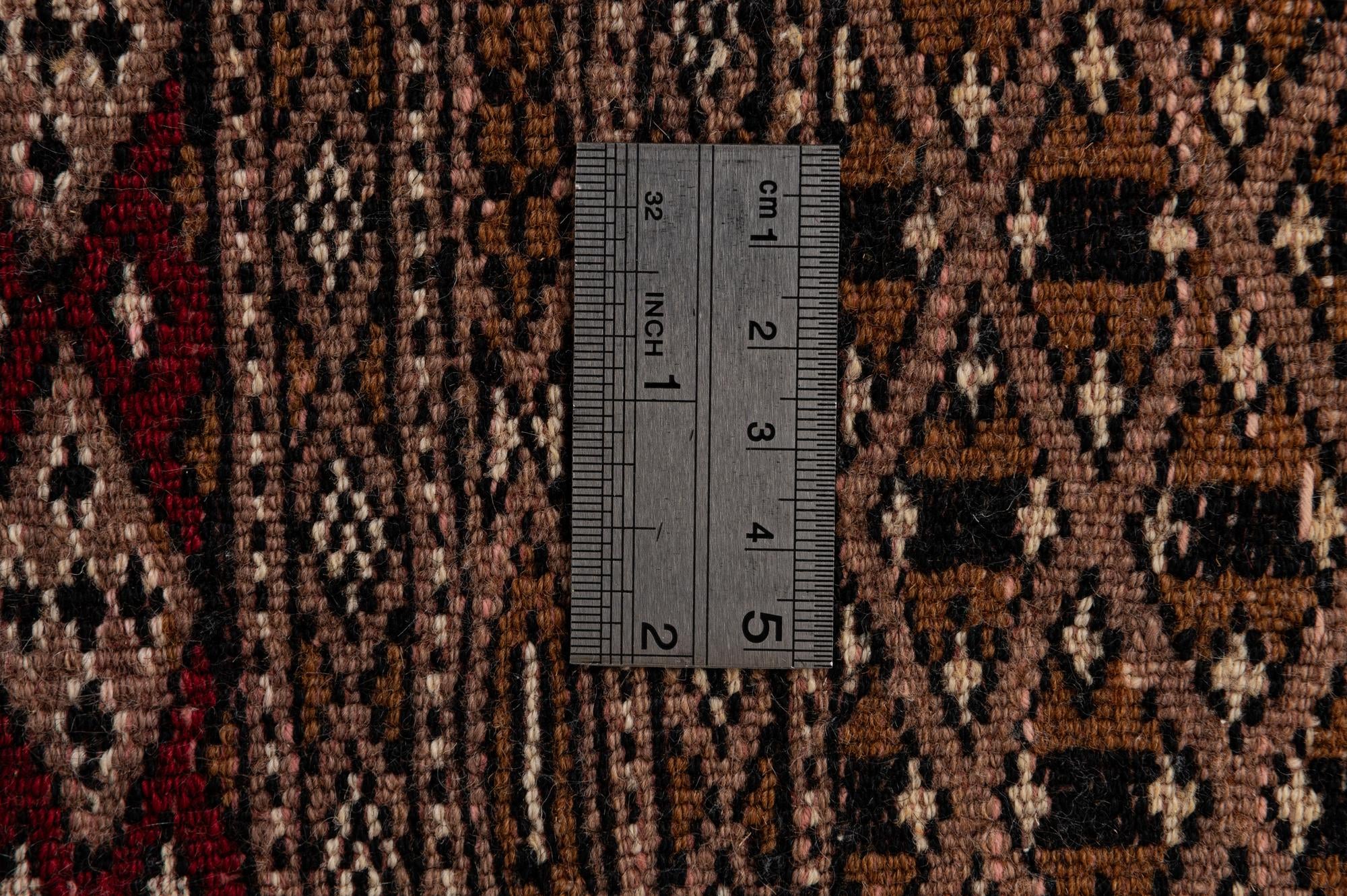 4' 2 x 5' 10 Hand Knotted Bokhara Wool Rug