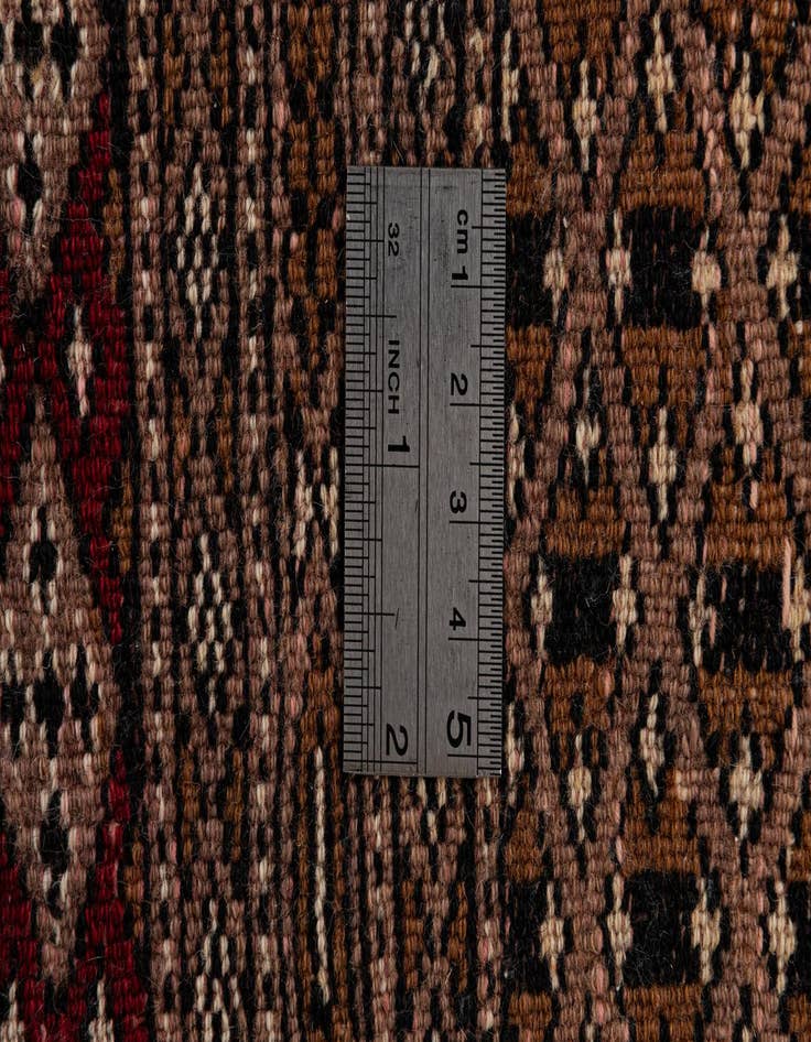 Detail image of 4' 2 x 5' 10 Hand Knotted Bokhara Wool Rug